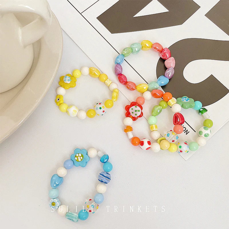 Luninana Bracelet - Vibrant Floral Yellow Bracelet BLB004