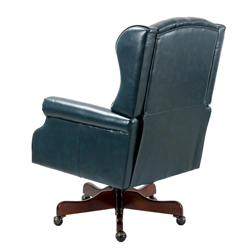 Maximiliano Modern Swivel Executive Chair with Tufted Back by HULALA HOME