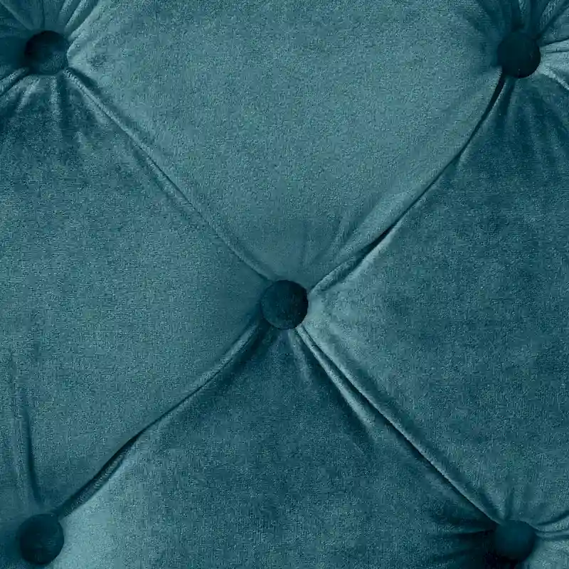 Piper Glam Tufted Velvet Ottoman Bench by Christopher Knight Home