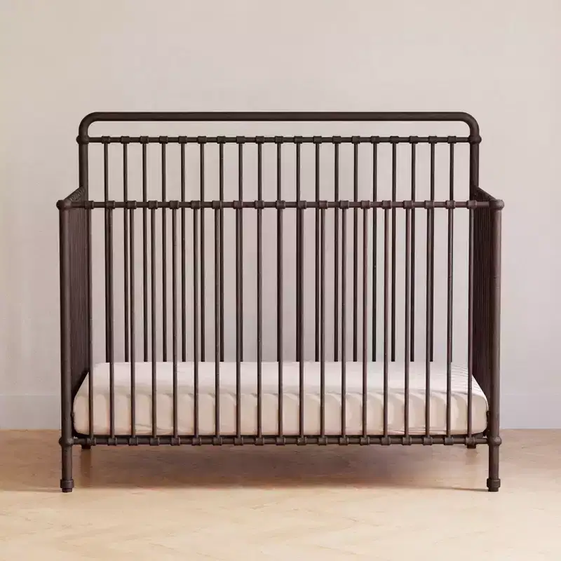 4-in-1 Convertible Metal Crib