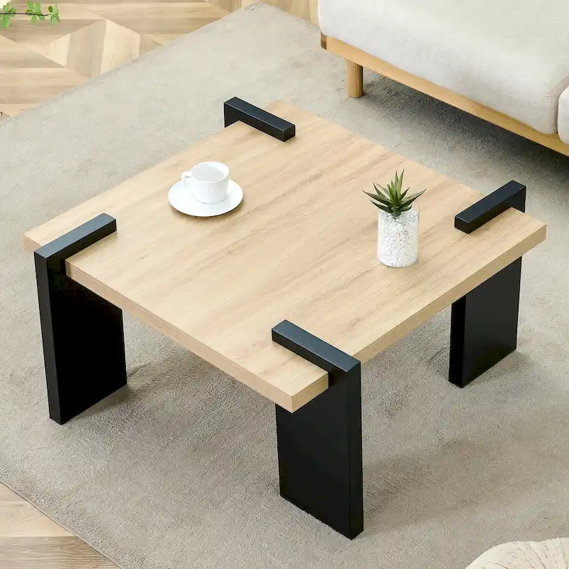 Modern MDF Coffee Table Durable Stylish Living Room Furniture