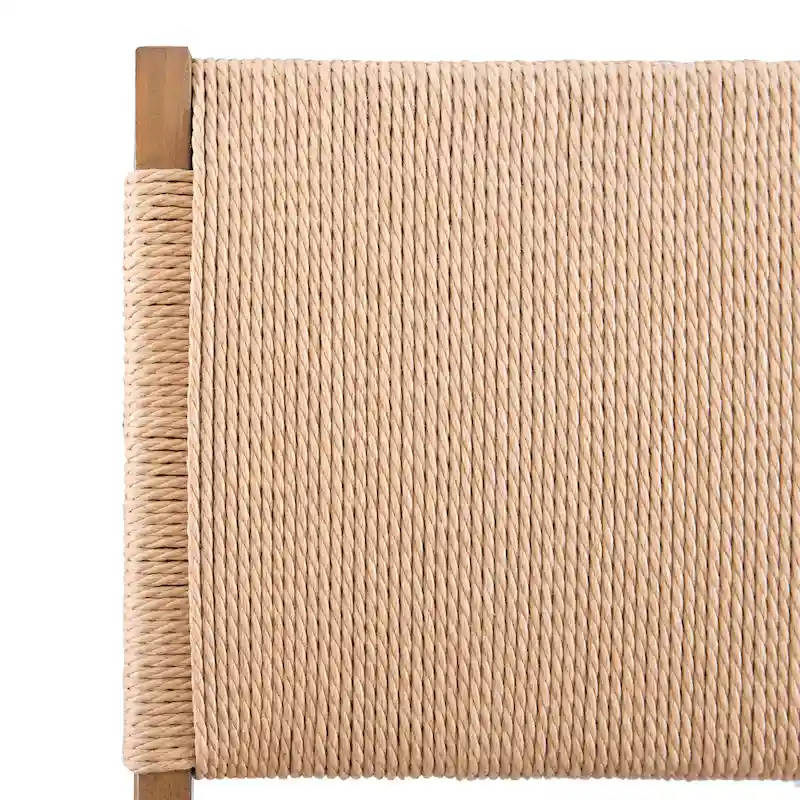 Wood Rope Folding Dining Chair (Set of 2)