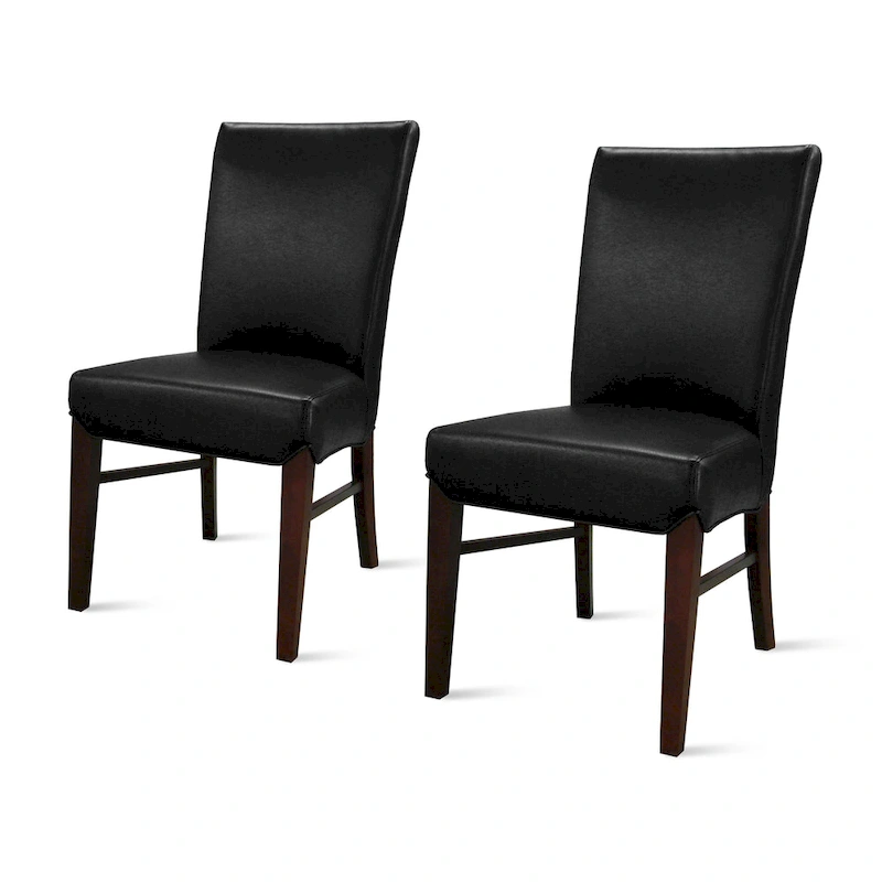 Milton Bonded Leather Dining Chairs (Set of 2) - na