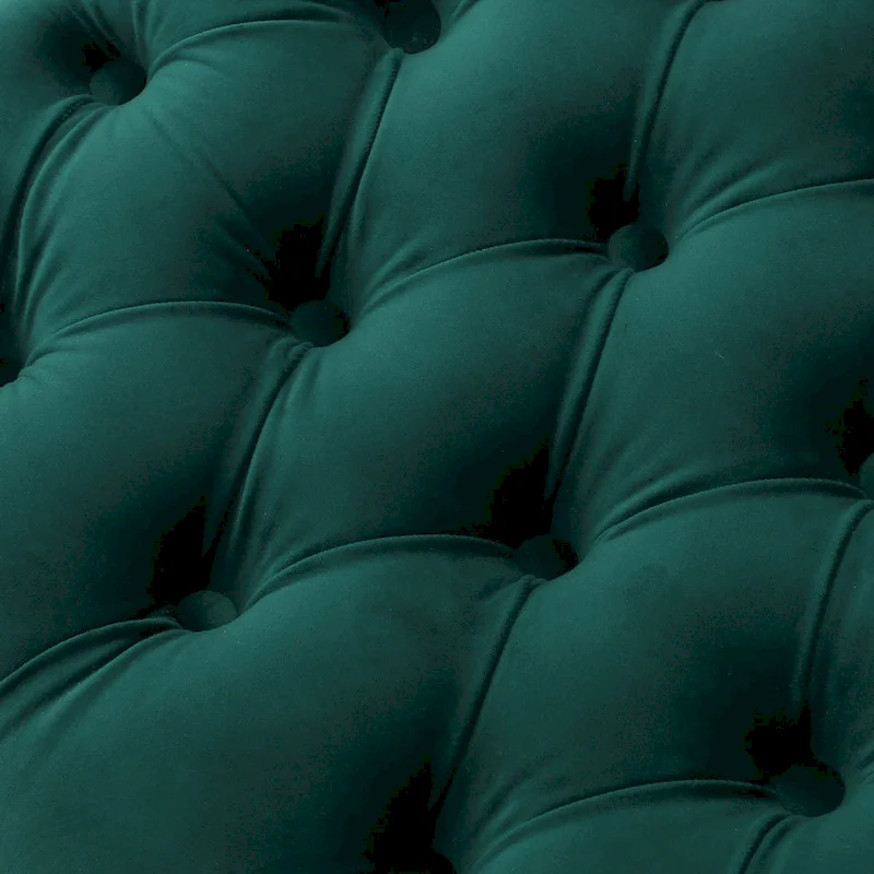 Bates Tufted Grey Fabric Dining Chairs (Set of 2)