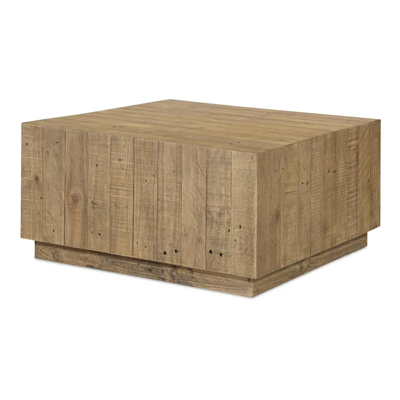 Niall, Square Wooden Coffee Table, Brown - 31.5 X 31.5 X 16