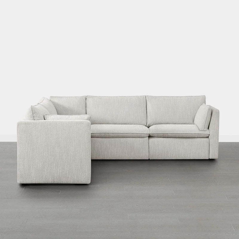 Cypress V-shape Sectional Couches Modular Sofa