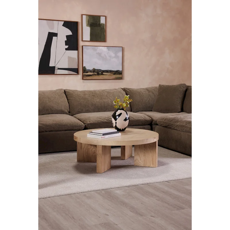 Aurelle Home Corbin Modern Modular Sectional Piece - Slipper Chair