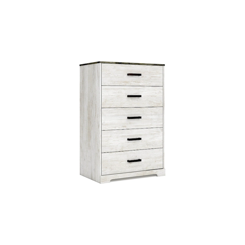 Signature Design by Ashley Shawburn Contrasting Woodgrain Chest of Drawers