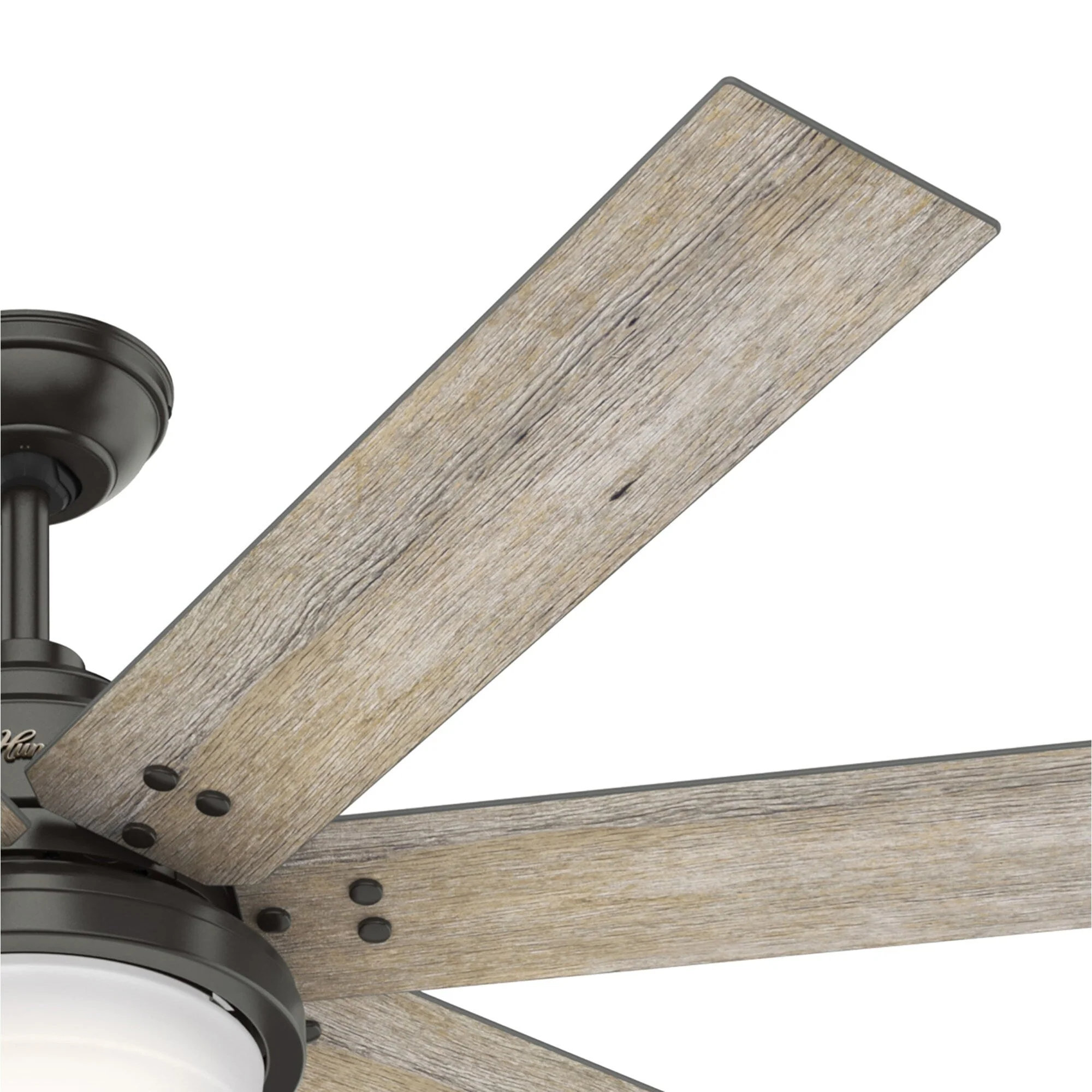 Hunter WiFi Whittington Ceiling Fan with LED Light, Handheld Remote - Windmill - Industrial, Farmhouse, Rustic - SMART FAN!