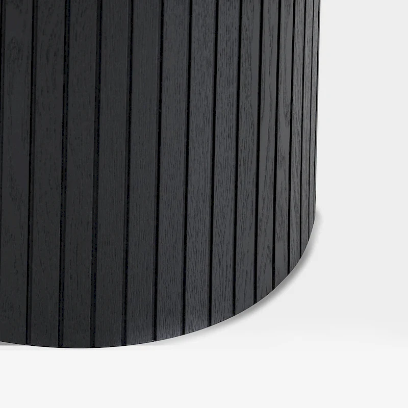 Modern Stylish Two Piece Barrel Nested Coffee Table Set with Removable Table Top