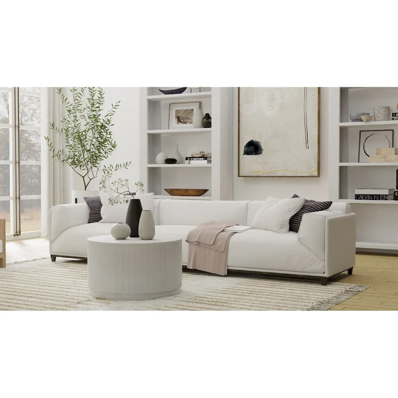 Carolina Living Krissa 30 Round Mango Wood Coffee Table