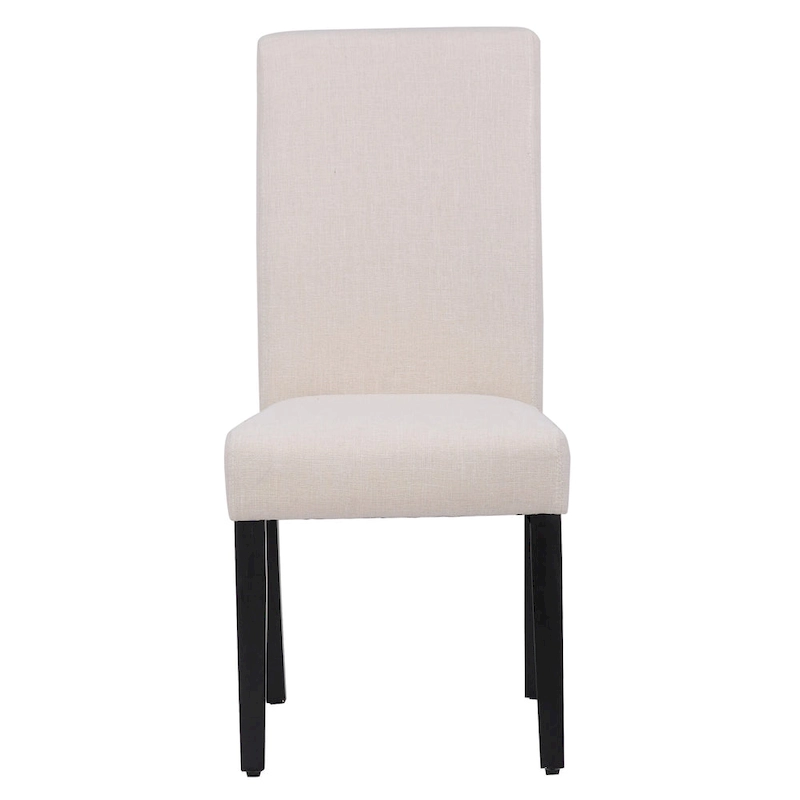 Grandview Upholstered Linen Fabric Dining Chair (Set of 2)