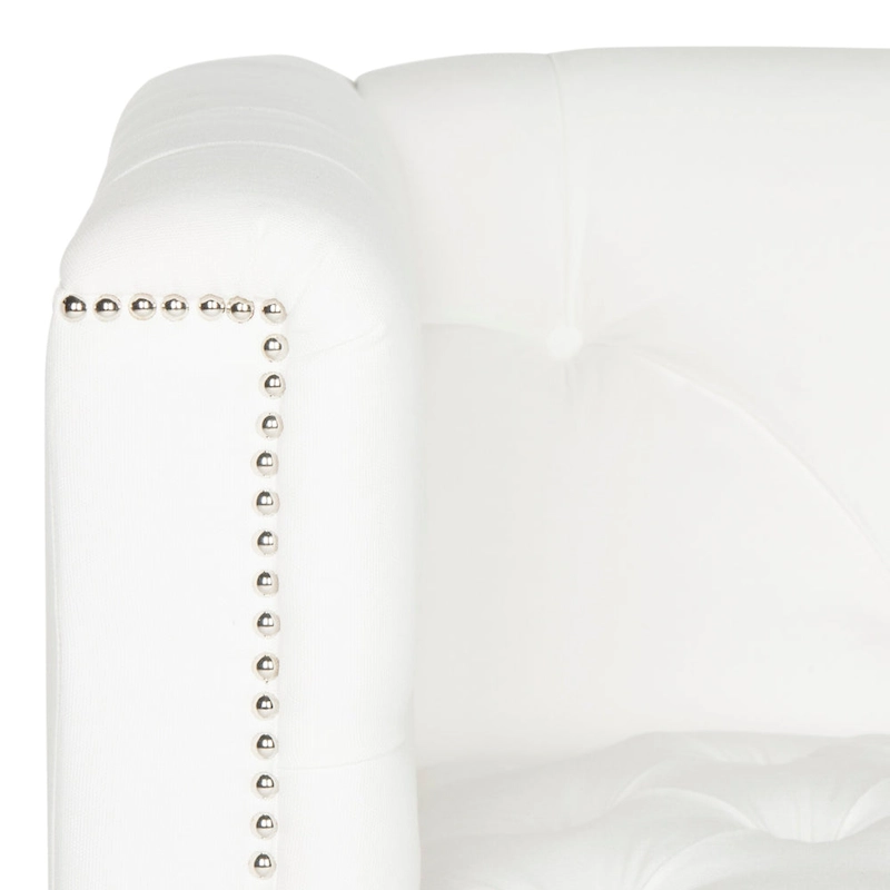 SAFAVIEH Kamilah White/ Clear Club Chair - 31.9 x 33.9 x 29.9 - 32Wx34Dx30H