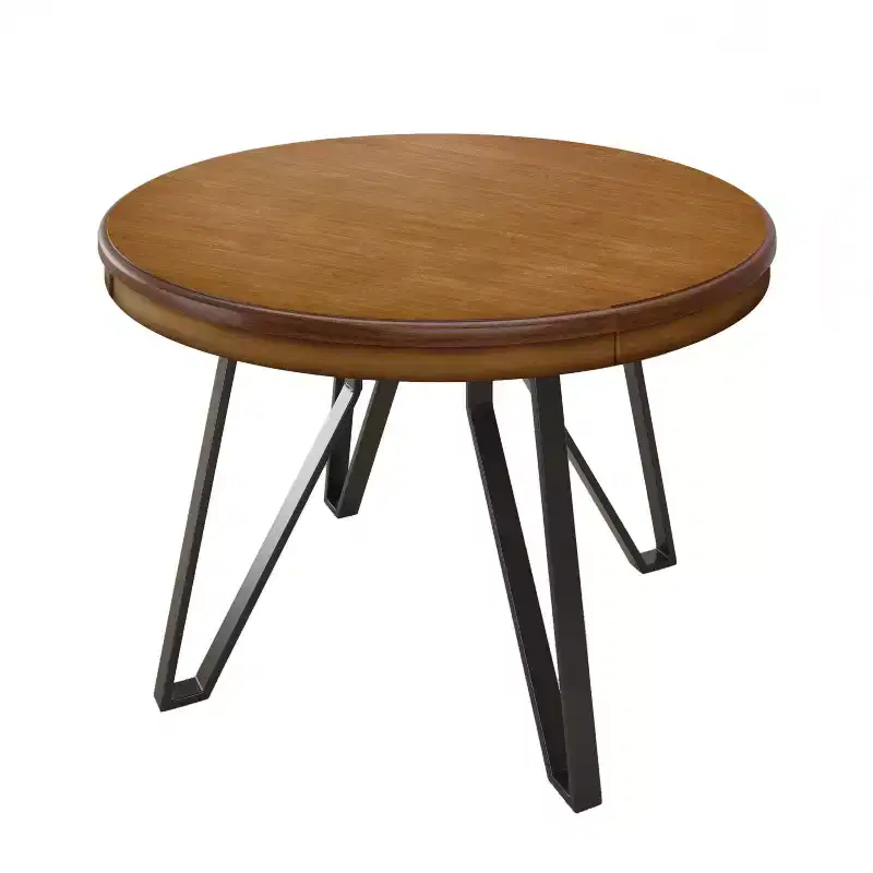 Christopher Knight Home Will 46.85" Round Top 4 Seats Dining Table with Hairpin Leg Light Ash