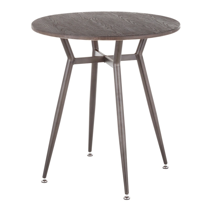 Carbon Loft Barton Industrial Round Dinette Table