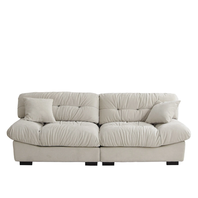 89 Tufted Sofa Cloud Shaped Couch