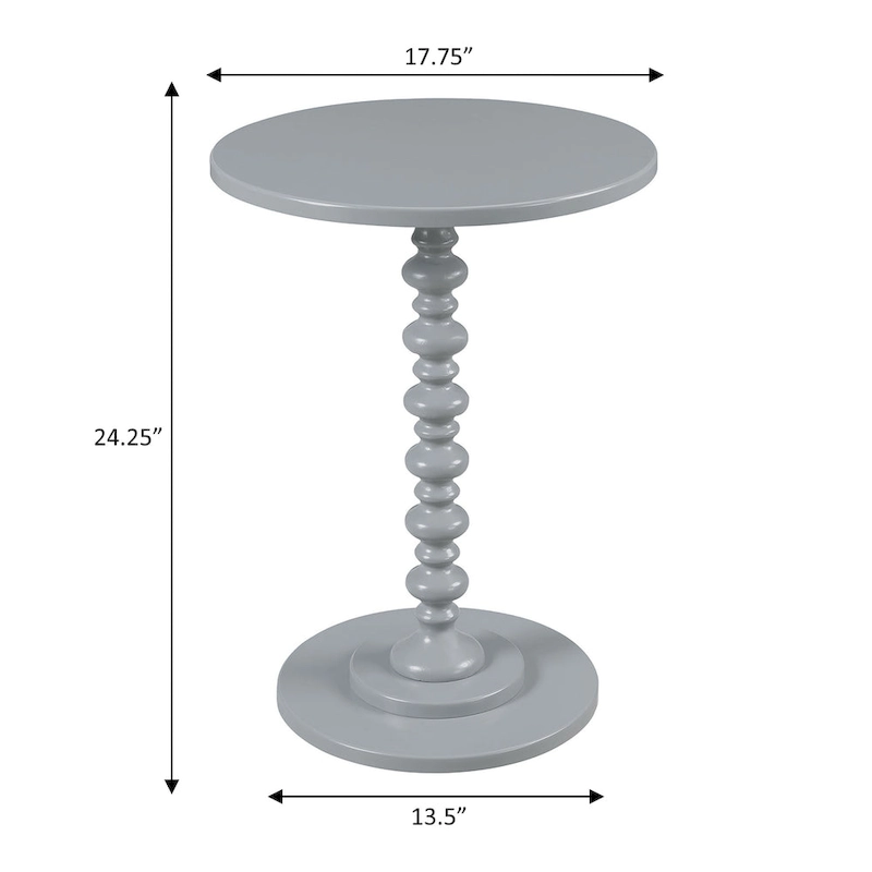 Convenience Concepts Palm Beach Round Spindle Table