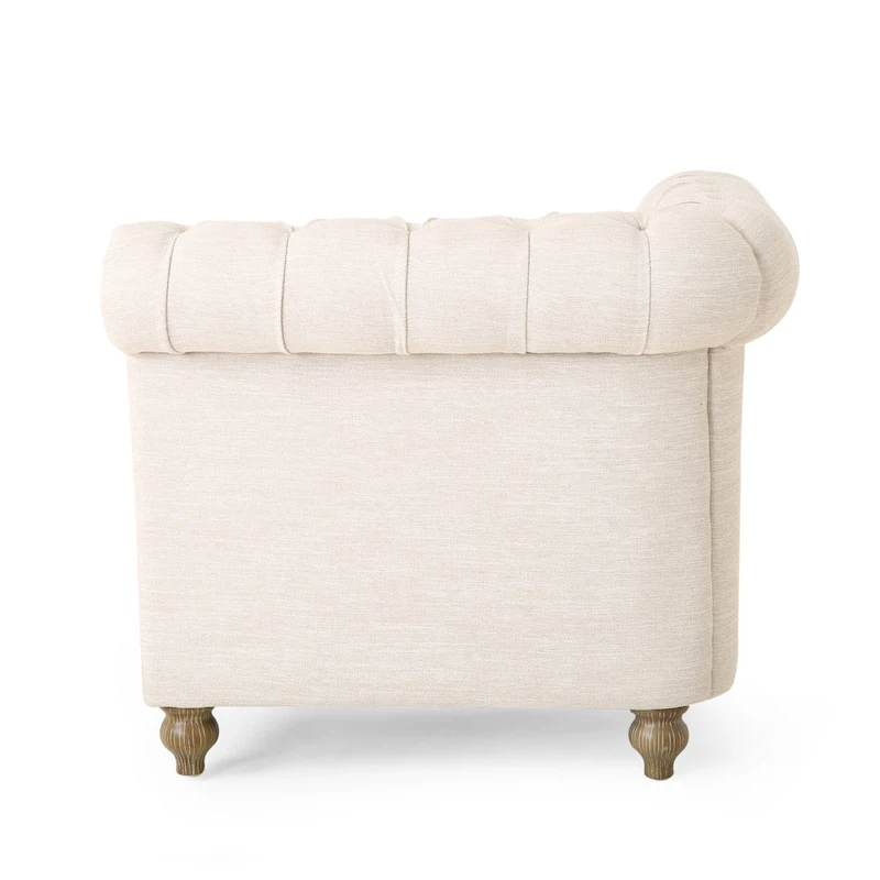 Castalia Chesterfield Tufted 7-seat Sectional Sofa by Christopher Knight Home - 114.00 L x 70.00 W x 31.50 H