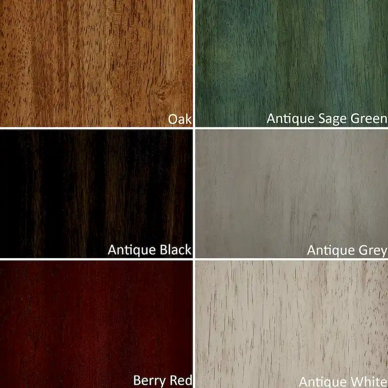 Round Oak Dining Set - 3-Piece with Slat Back Chairs