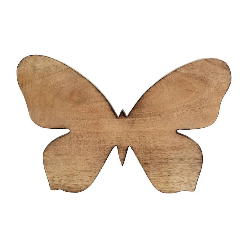 Sagebrook Home Wooden Butterfly Statue