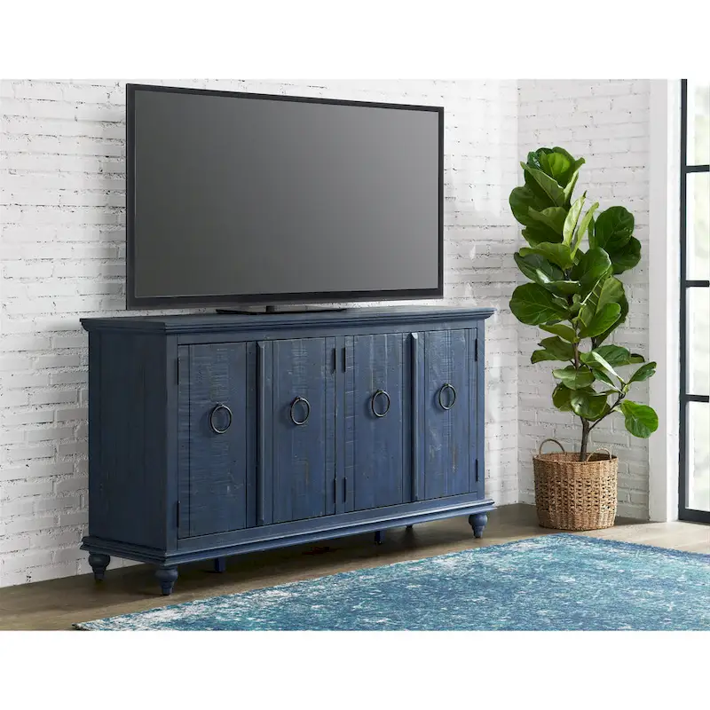 Garden District Solid Wood 65 TV Stand Console