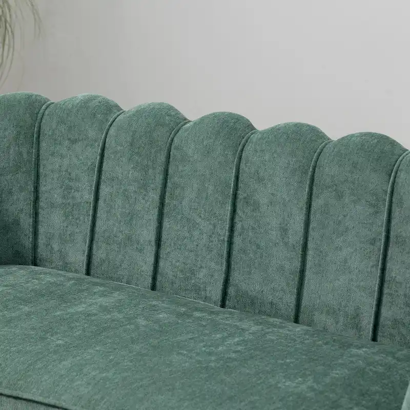 59W Mid-century Modern Tufted Loveseat Upholstered Sofa
