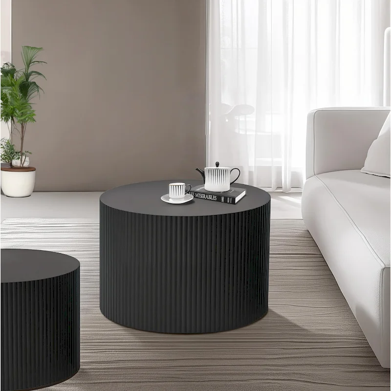 Wave Stripe Nesting Coffee Table Set
