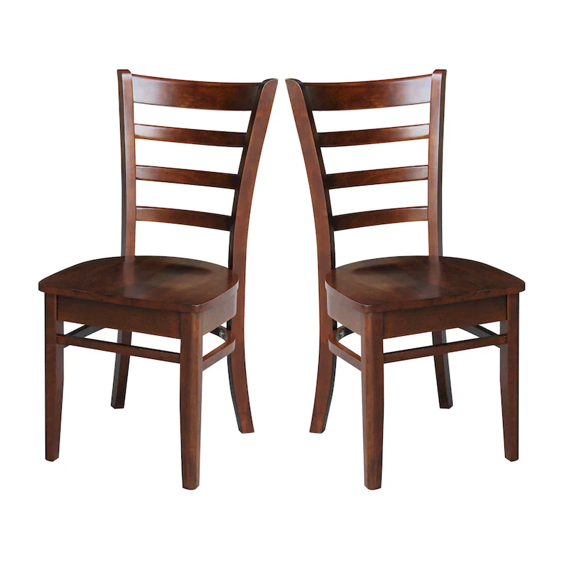 International Concepts Set of Two Emily Side Chairs