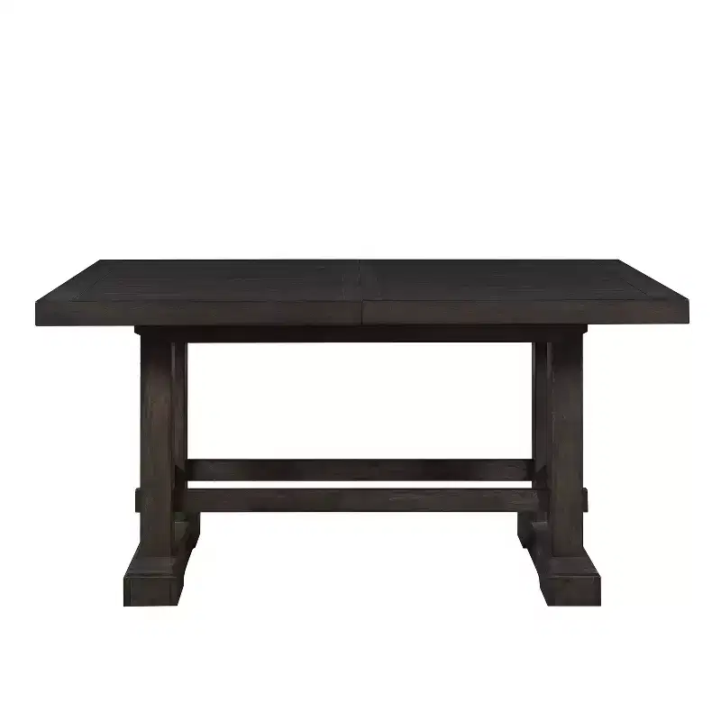 9pc Napa Counter Height Dining Set Dusky Cedar - Steve Silver Co.: Farmhouse Style, Twin Pedestal, Upholstered Chairs