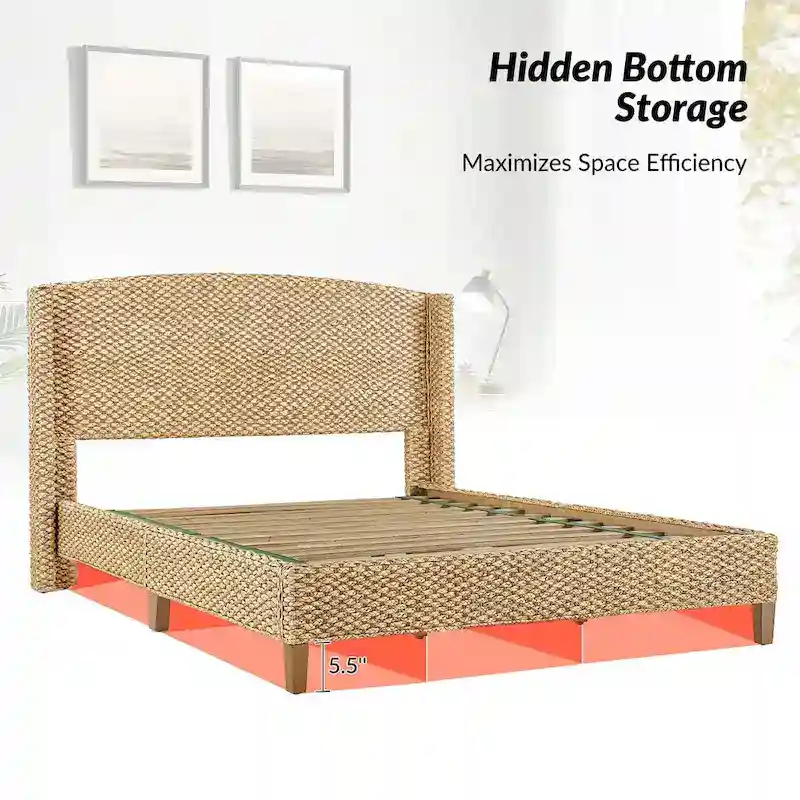 Ludwig Traditional Standard Bed with Wingback Design by HULALA HOME