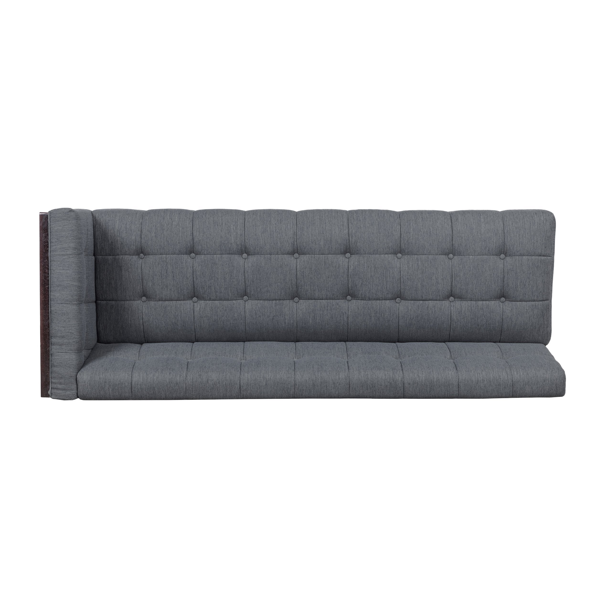 Mid-Century Modern Fabric Tufted Sectional Sofa Set - NH583413