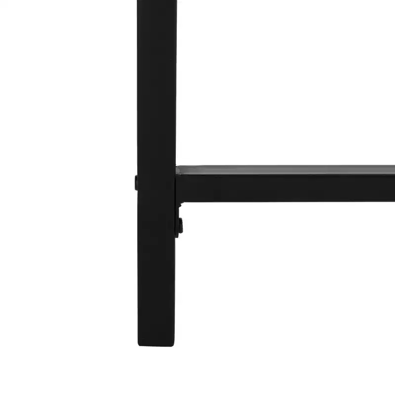 Alan 1 Drawer 1 Shelf Desk - DSK2205 - Rustic Brown/Black - Safavieh