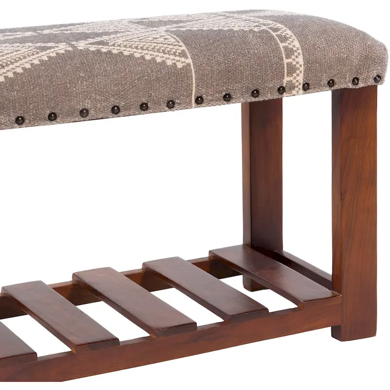 Heria Modern Bohemian Upholstered Bench