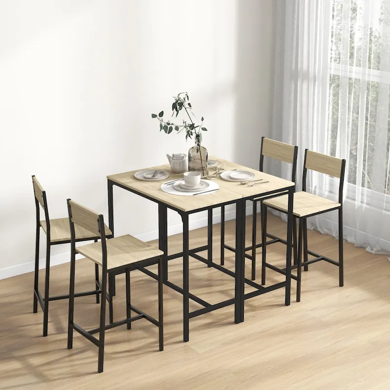 Carbon Loft Padrad Industrial Counter Height 3-piece Dining Set