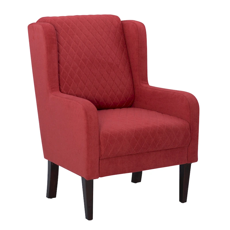 Hulin Velvet Upholstered High Wingback Accent Chair