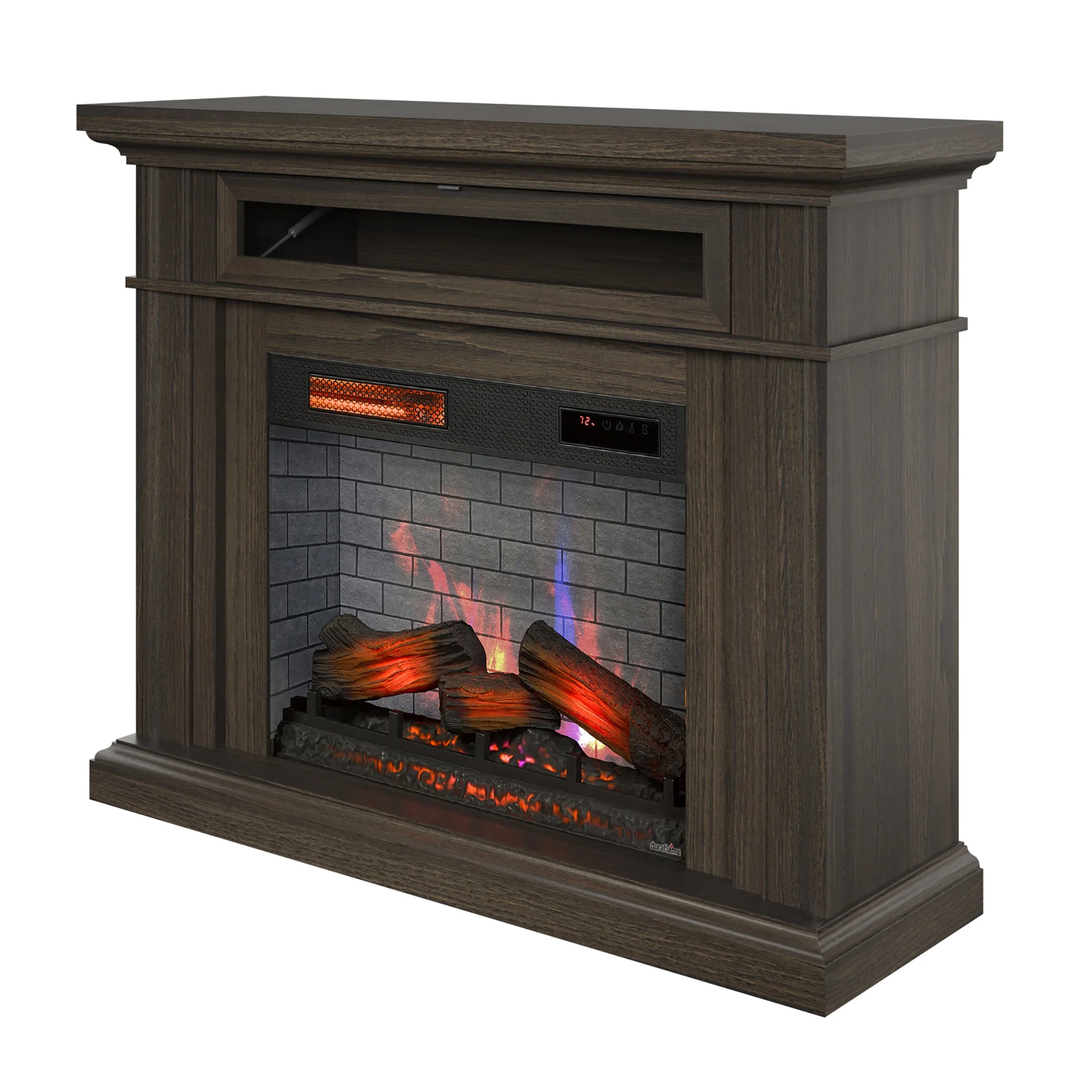 duraflame? 3D Flame Effect Electric Fireplace Wall Mantel