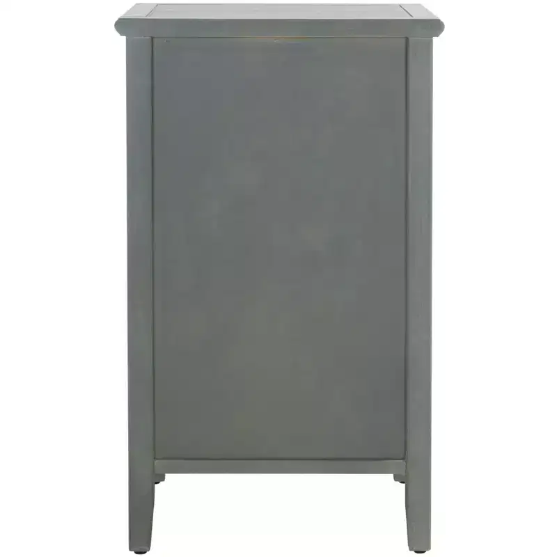 1 Drawer Nightstand With Glass Cabinet