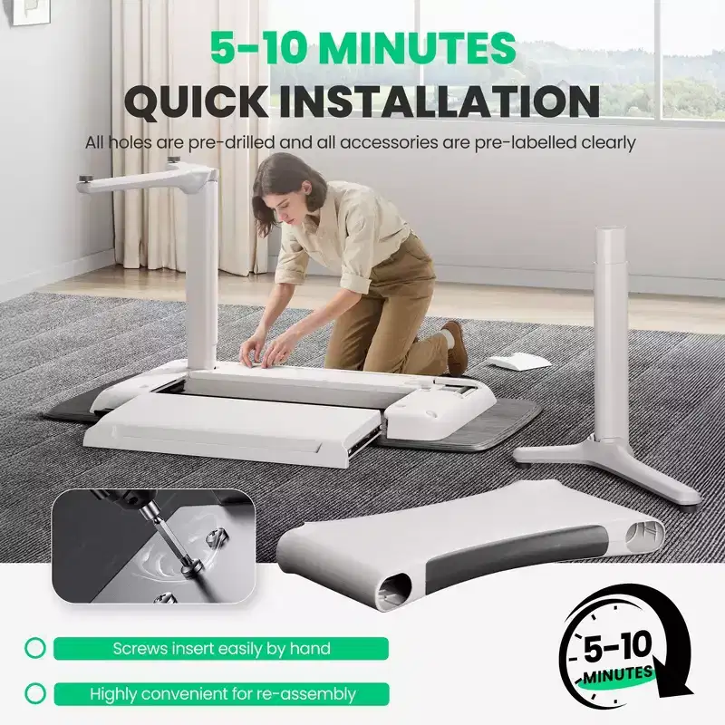 LumiDesk All in 1 Electric Height Adjustable Desk  Smart, Modular & Ergonomic