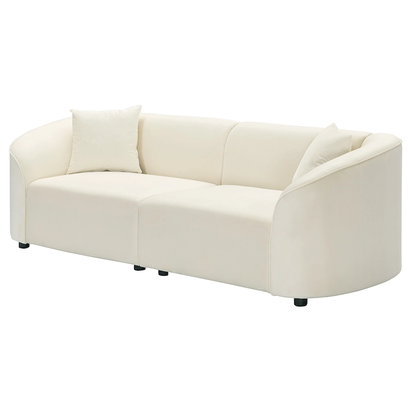 Christopher Knight Home - Allegra Sculptural 87 Curved Sofa