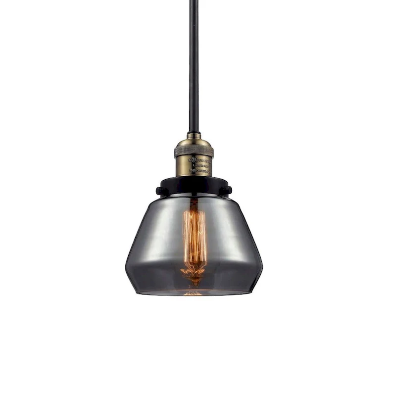 Innovations Lighting Fulton Single Light 7  Wide Mini Pendant with