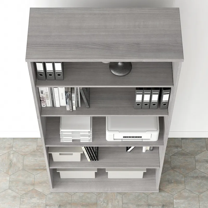 Tall 5 Shelf Bookcase by