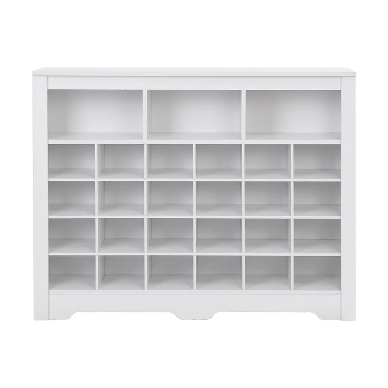 Merax Sleek Design 24 Shoe Cubby Console