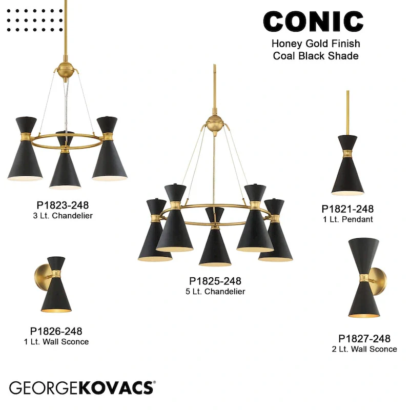 Kovacs Conic 5-1/2  Wide Single Light Mini Pendant with Glitter Gloss