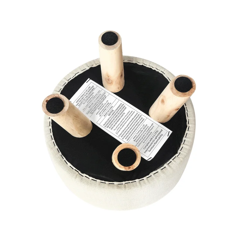 Adeco Foot Rest Ottoman Pet Stool