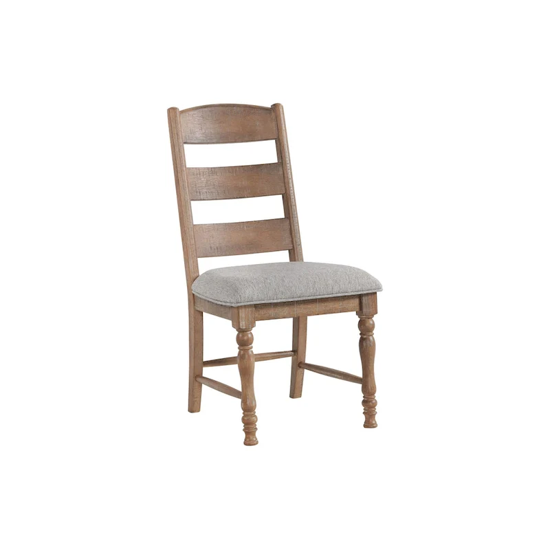 Highland Side Chair, Ladder Back w/Cushion Seat (Set of 2)