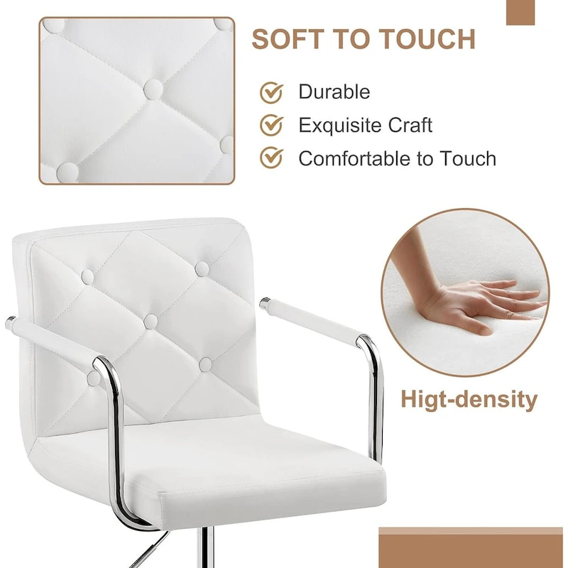 Home Office Desk Chairs 360 Swivel Height-Adjustable Accent Chair