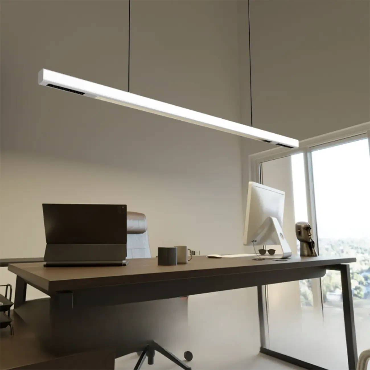 Adjustable Natural 3-Light Linear island Light for Modern Areas