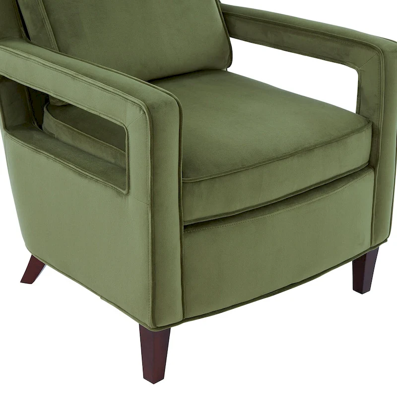 Velvet Accent Arm Chair