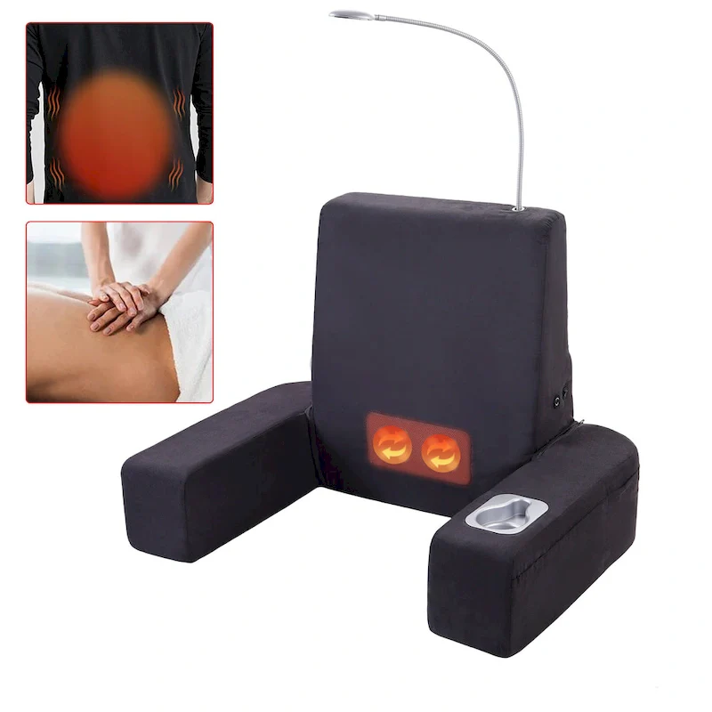 Carepeutic Backrest Bed Lounger with Heated Shiatsu Massage
