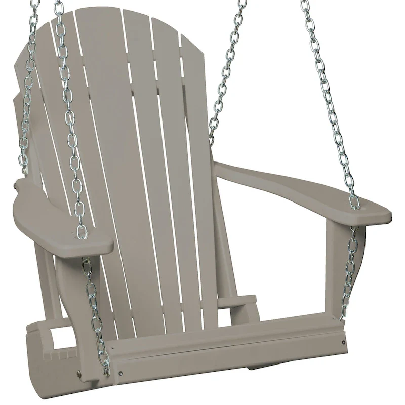 Poly Lumber Adirondack Swing Chair with Chains